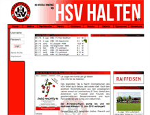 Tablet Screenshot of hsvhalten.ch